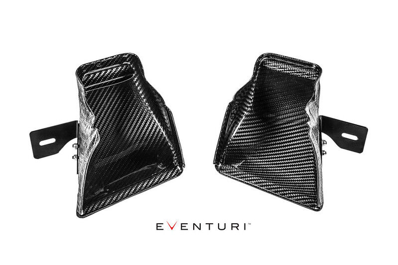 2014-2020 BMW M3 F80 / M4 F82/F83 Eventuri V2 Full Black Carbon Air Intake System w/ SEALED CARBON DUCTS