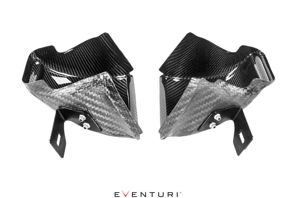 2014-2020 BMW M3 F80 / M4 F82/F83 Eventuri V2 Full Black Carbon Air Intake System w/ SEALED CARBON DUCTS