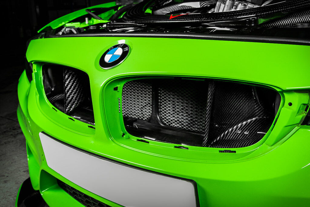 2014-2020 BMW M3 F80 / M4 F82/F83 Eventuri V2 Full Black Carbon Air Intake System w/ SEALED CARBON DUCTS