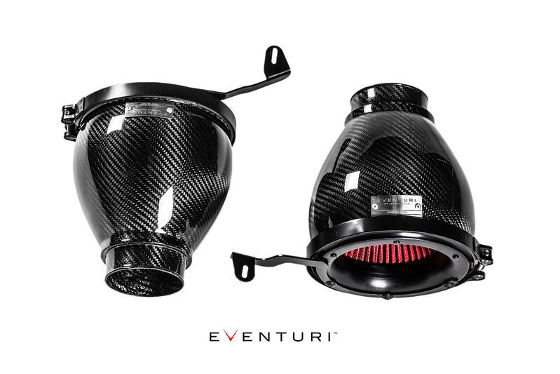 2014-2020 BMW M3 F80 / M4 F82/F83 Eventuri V2 Full Black Carbon Air Intake System w/ SEALED CARBON DUCTS