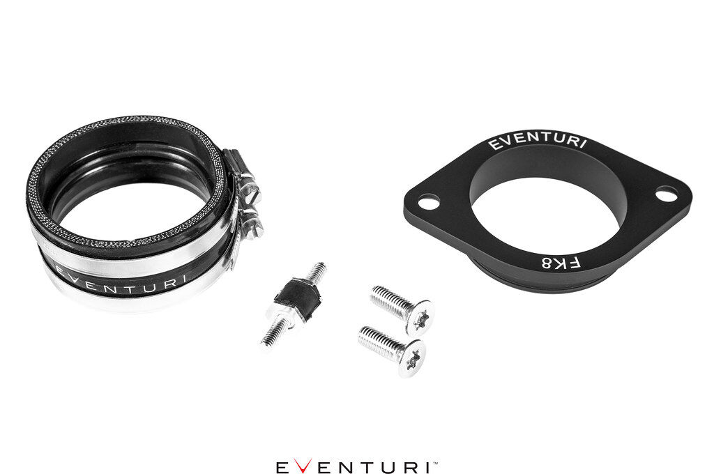 2017-2021 Honda Civic Type-R FK8 Eventuri Carbon Turbo Tube Package with V2 MAF Tube