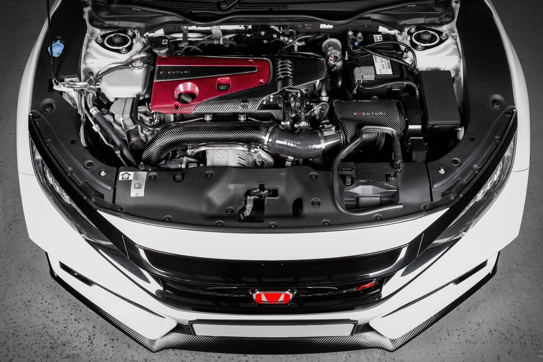 2017-2021 Honda Civic Type-R FK8 Eventuri Carbon Turbo Tube for customers w/ V2 MAF Tube