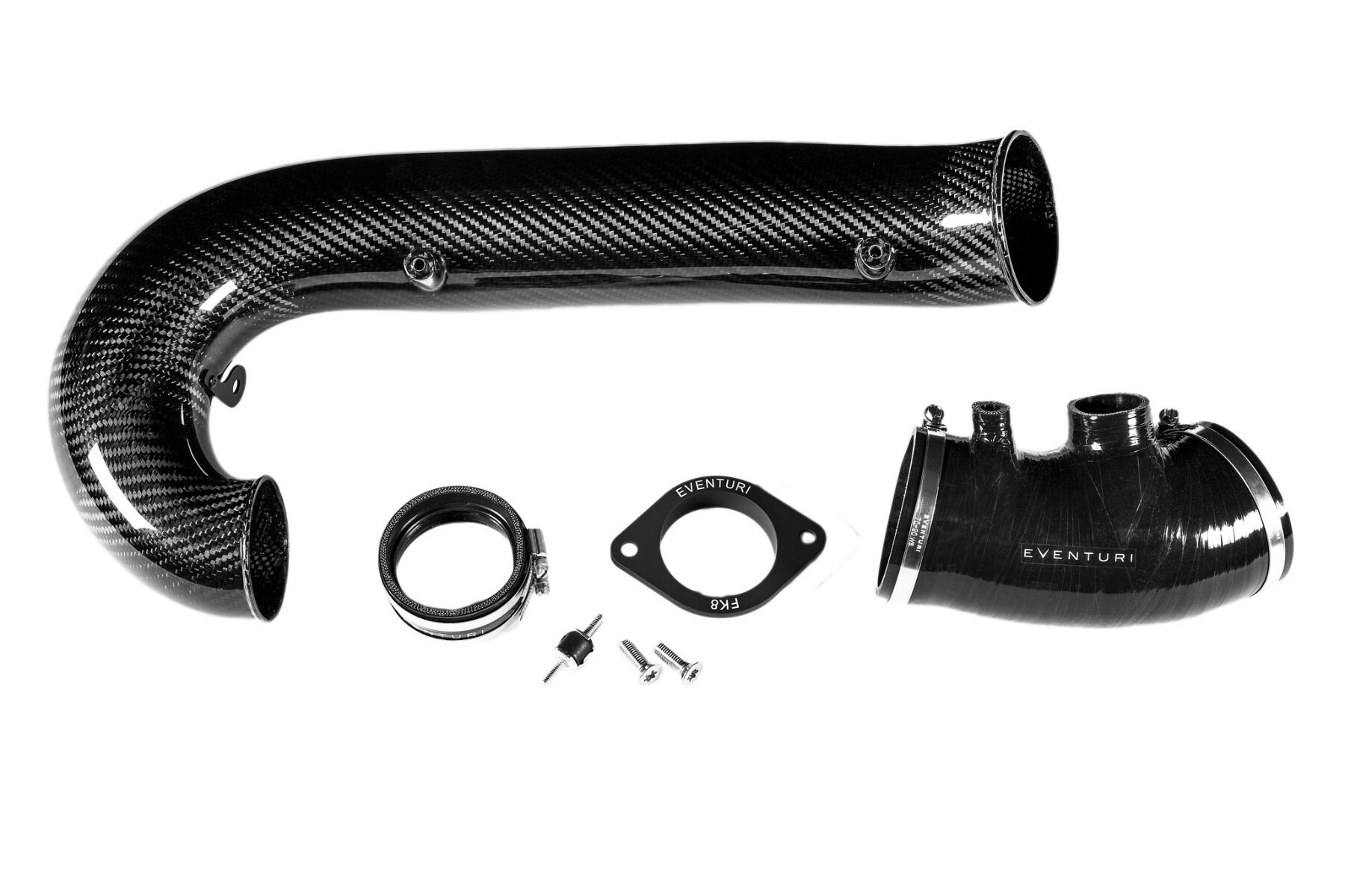 2017-2021 Honda Civic Type-R FK8 Eventuri Carbon Turbo Tube for customers w/ V2 MAF Tube - FK8-CF-CHG