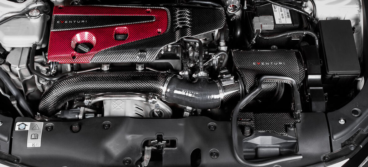 2017-2021 Honda Civic Type-R FK8 Eventuri Black Carbon Air Intake System
