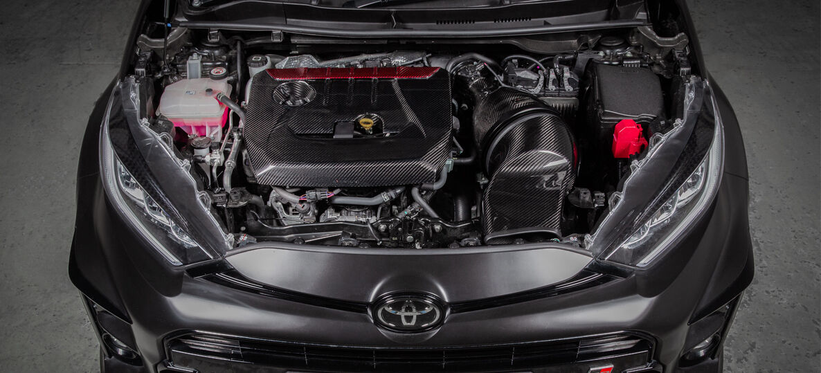2020-2022 Toyota GR Yaris Eventuri Black Carbon Air Intake System - Gloss