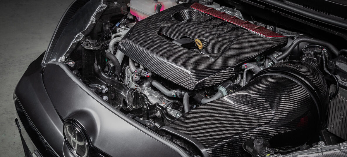 2020-2022 Toyota GR Yaris Eventuri Black Carbon Air Intake System - Gloss