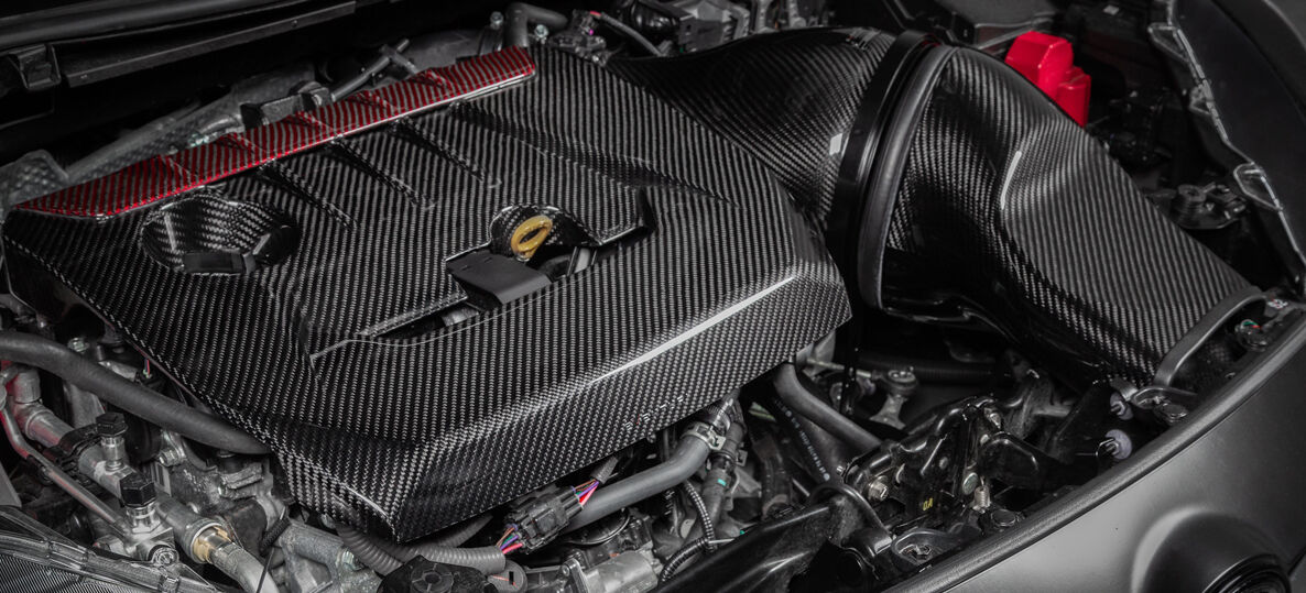 2020-2022 Toyota GR Yaris Eventuri Black Carbon Air Intake System - Gloss
