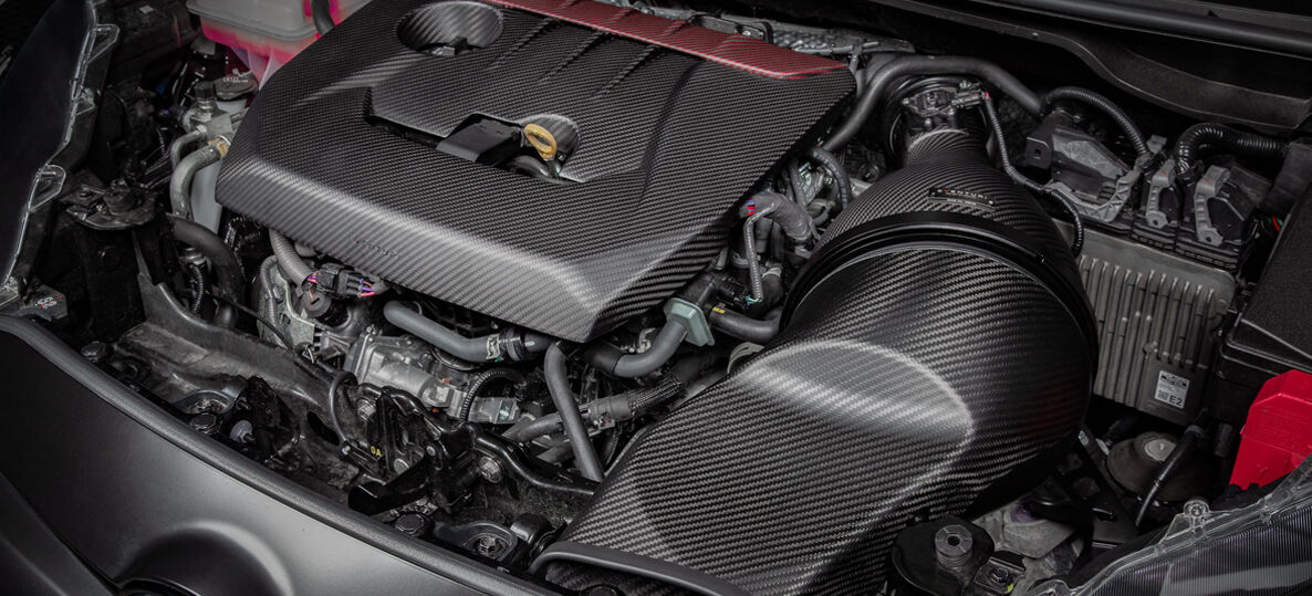 2020-2022 Toyota GR Yaris Eventuri Black Carbon Air Intake System - Matte