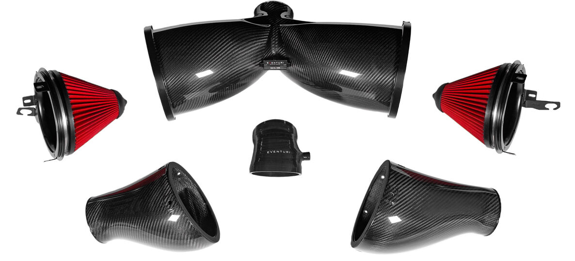 2015-2019 Porsche 911 GT3RS 991.1/991.2 Eventuri Black Carbon Air Intake System - GT3RS-INT