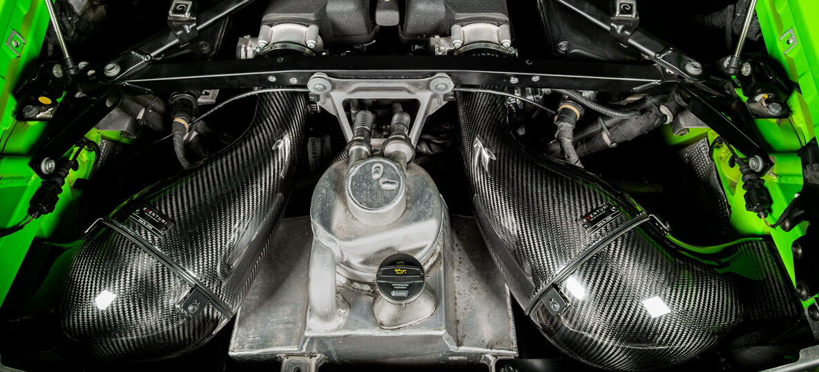 2014-2023 Lamborghini Huracan Eventuri Black Carbon Air Intake System