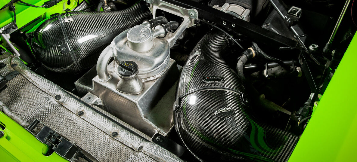 2014-2023 Lamborghini Huracan Eventuri Black Carbon Air Intake System