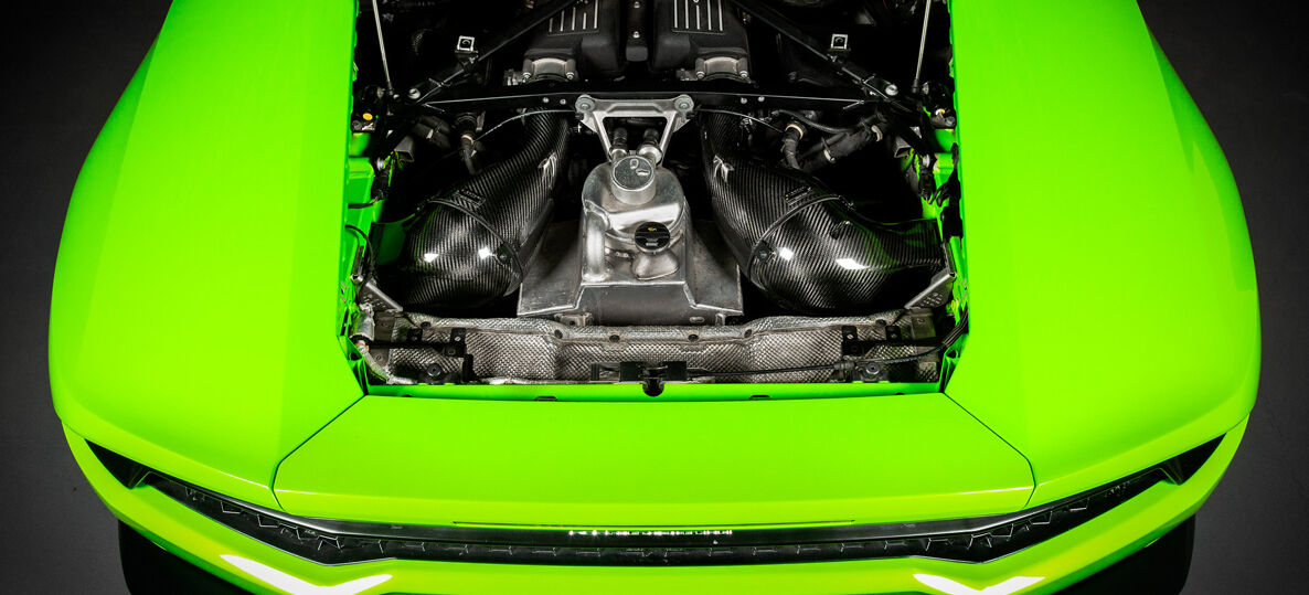 2014-2023 Lamborghini Huracan Eventuri Black Carbon Air Intake System