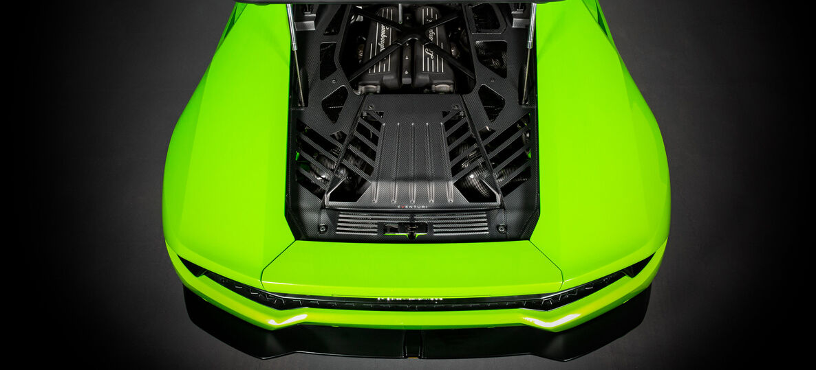 2014-2023 Lamborghini Huracan Eventuri Black Carbon Air Intake System