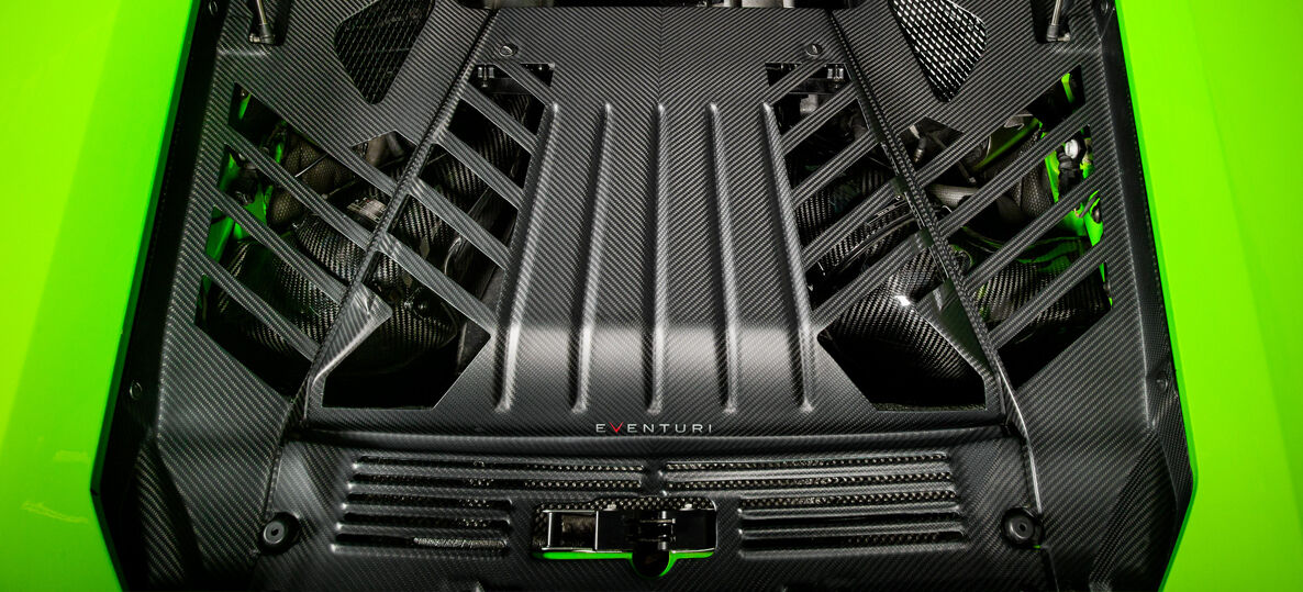 2014-2023 Lamborghini Huracan Eventuri Black Carbon Air Intake System