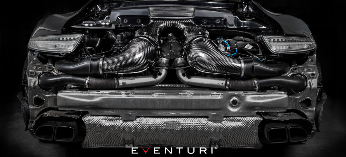 2012-2019 Porsche 911 Turbo/Turbo S 991.1/991.2 Eventuri Black Carbon Air Intake System