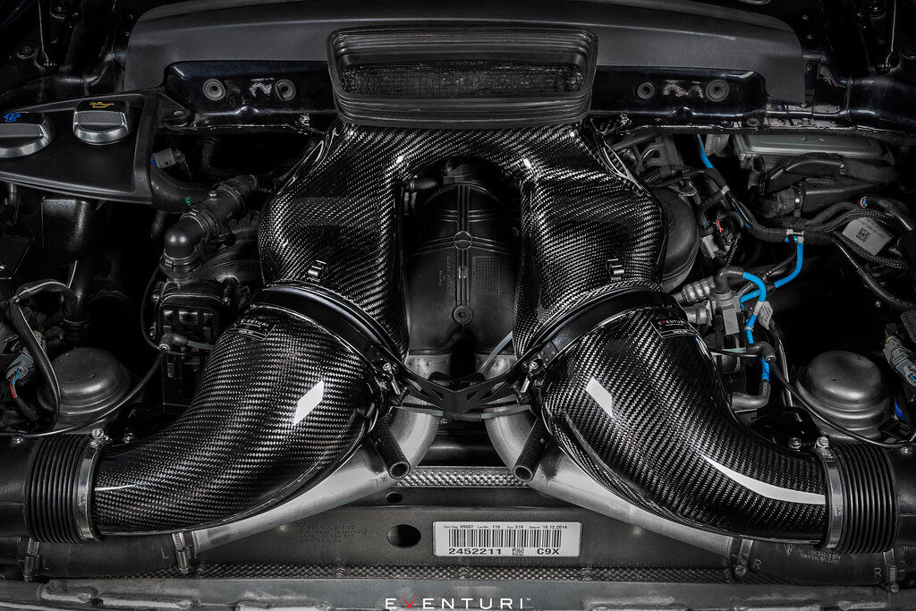 2012-2019 Porsche 911 Turbo/Turbo S 991.1/991.2 Eventuri Black Carbon Air Intake System