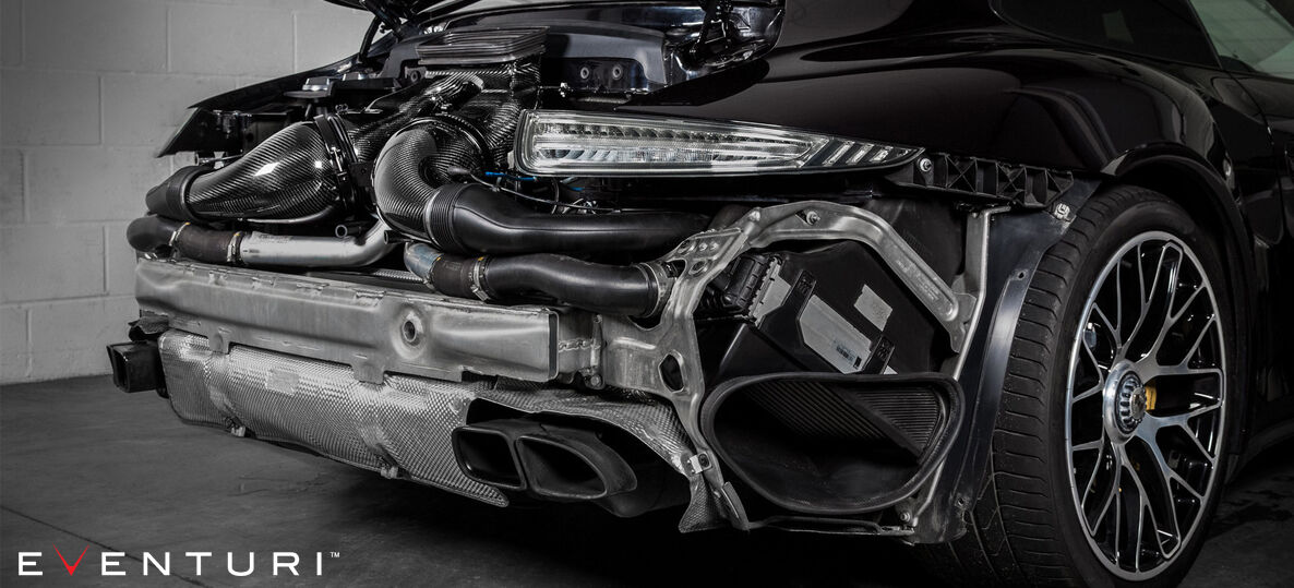 2012-2019 Porsche 911 Turbo/Turbo S 991.1/991.2 Eventuri Black Carbon Air Intake System