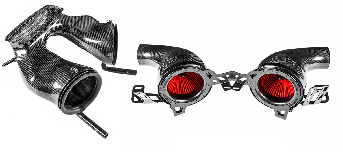 2012-2019 Porsche 911 Turbo/Turbo S 991.1/991.2 Eventuri Black Carbon Air Intake System - P991T-INT