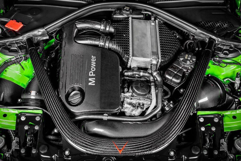 2016-2021 BMW M2 Competition F87 S55 Eventuri Carbon Chargepipes