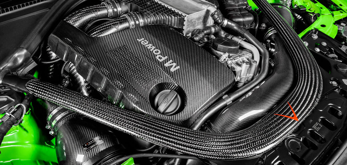 2016-2021 BMW M2 Competition F87 S55 Eventuri Carbon Chargepipes