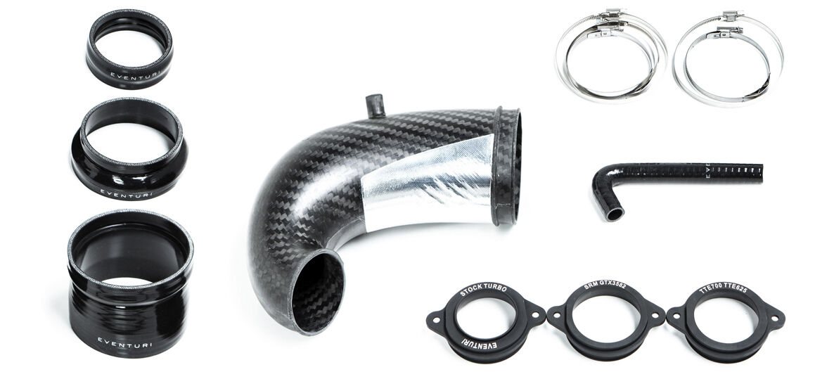 2015-2020 Audi 8V RS3 Gen 2 / 8S TTRS Eventuri Carbon Turbo Inlet - LHD -TRB8V8S-LHD-NIL