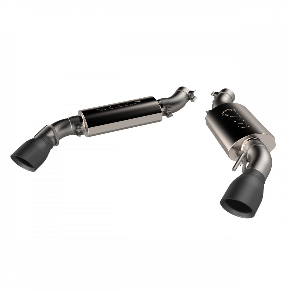 2016-2021 Chevrolet Camaro SS 6.2L AR3 Exhaust Dual Tip Axle Back Black Tips Quick Time Performance