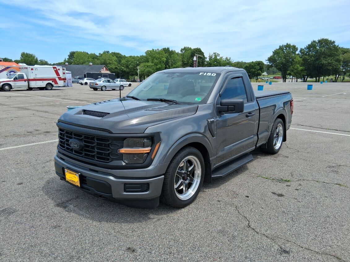 2021-2025 Ford F-150 V1 Ram Air Carbon Fiber Hood Functional