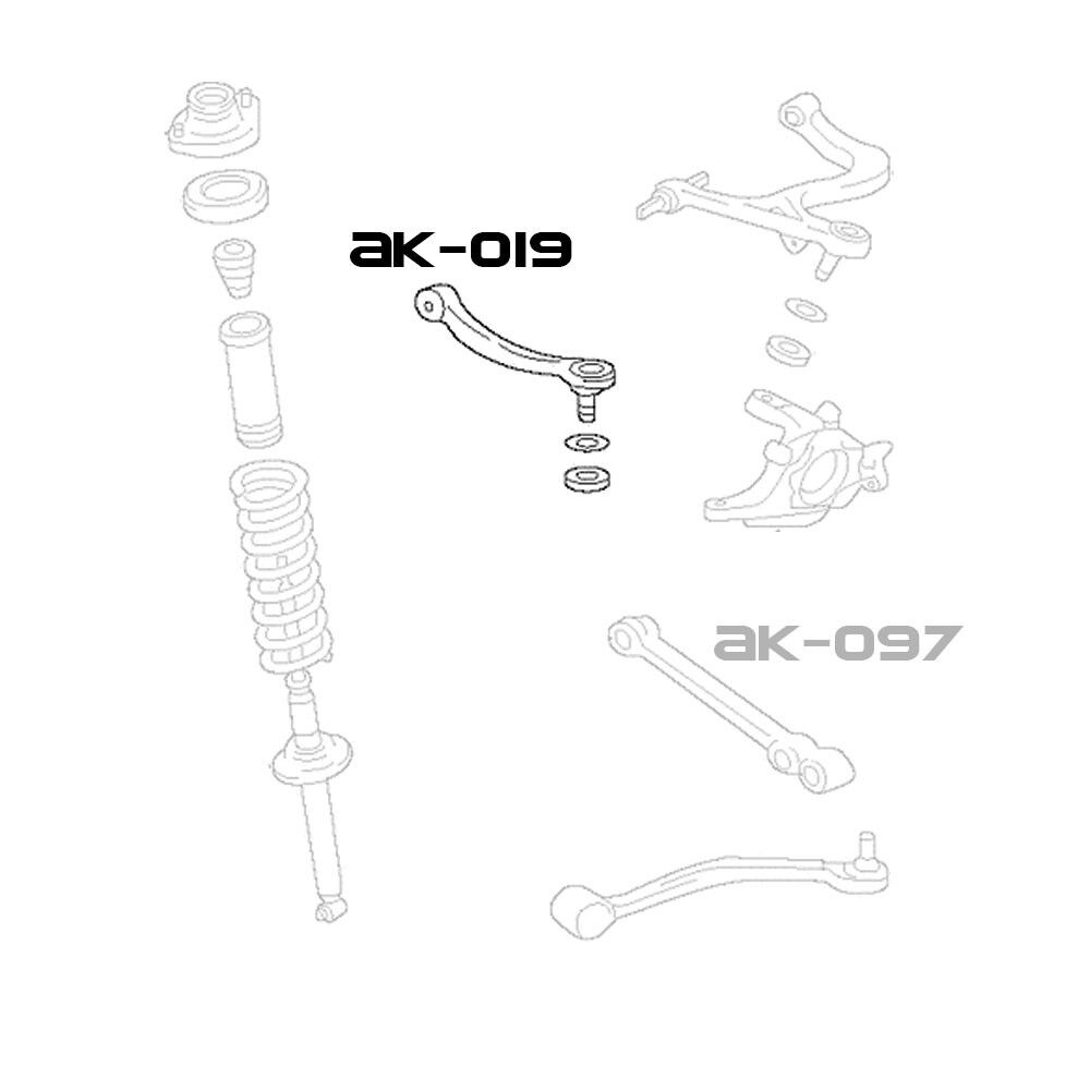 2008-2014 Mitsubishi Lancer EVO X GodSpeed Rear Toe Arms