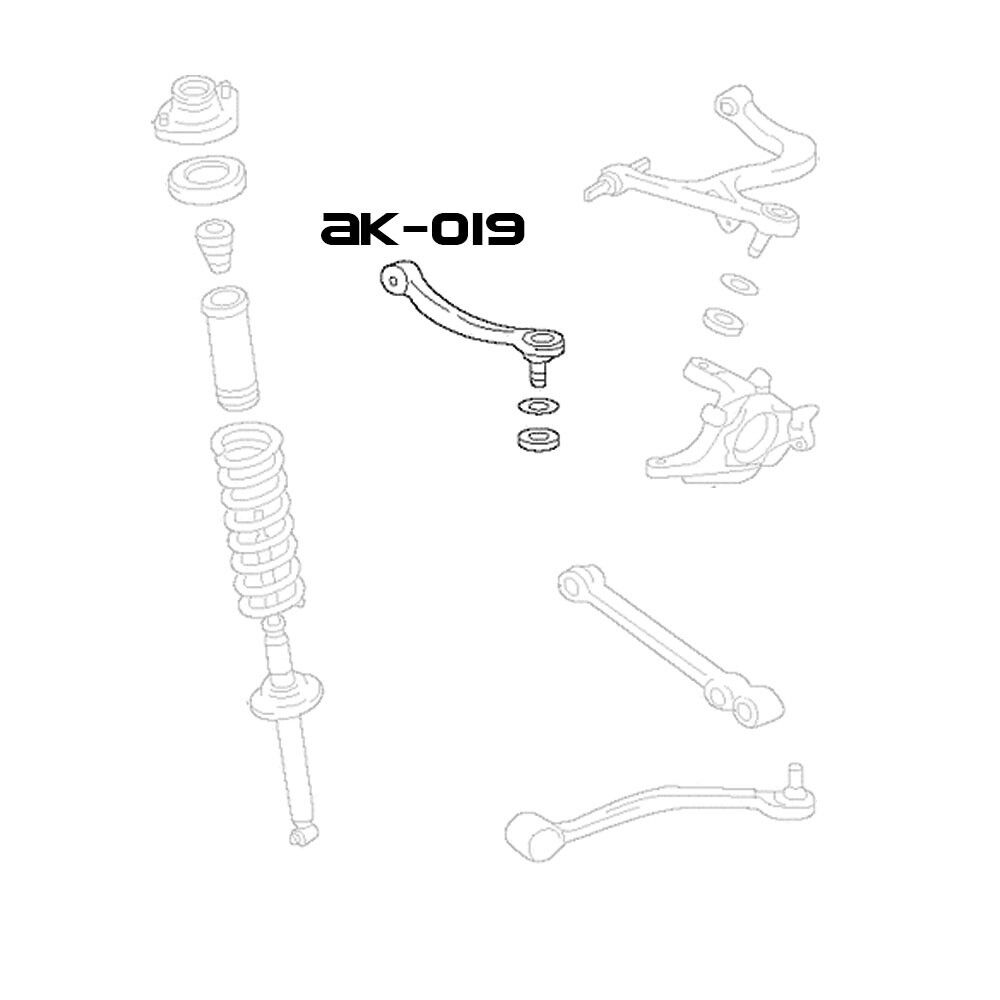 2003-2008 Mitsubishi Lancer EVO 8/9 GodSpeed Rear Toe Arms