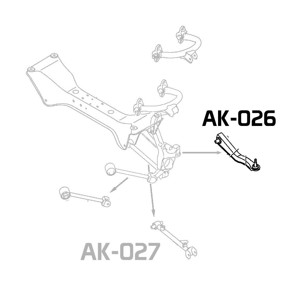 1994-2003 Mitsubishi Galant GodSpeed Rear Toe Arms