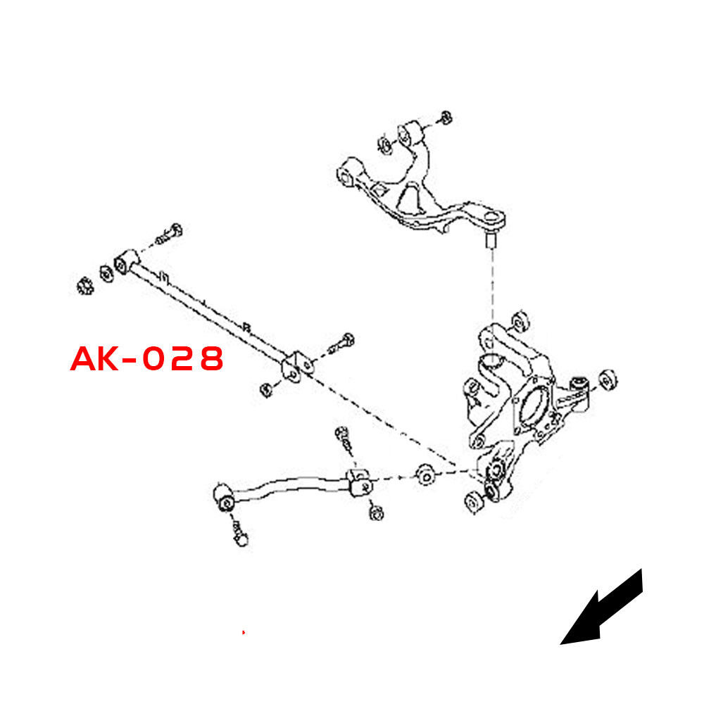 2003-2009 Nissan 350z GodSpeed Rear Camber Kit