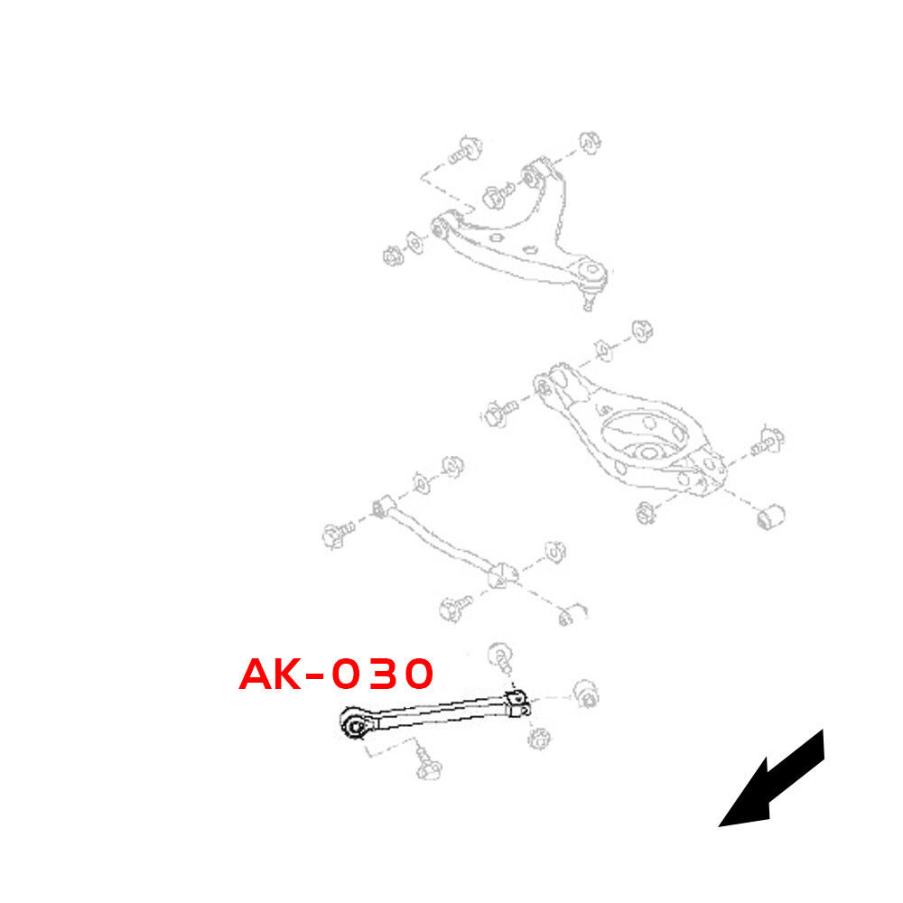 2003-2008 Nissan 350z GodSpeed Rear Toe Arms