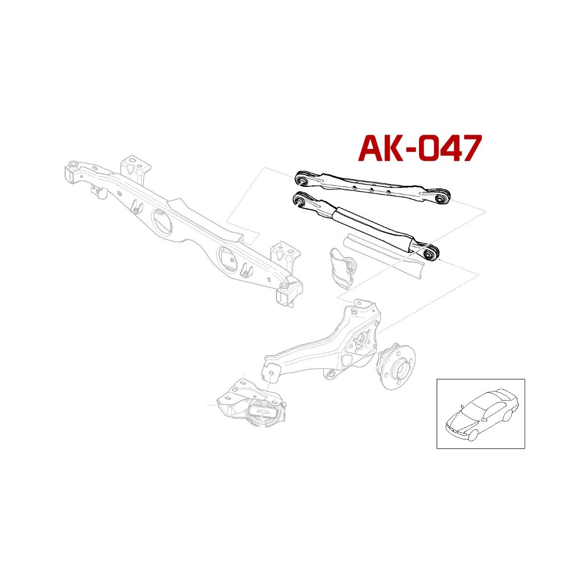 2003-2016 Mini Paceman GodSpeed Rear Lower Control Arms