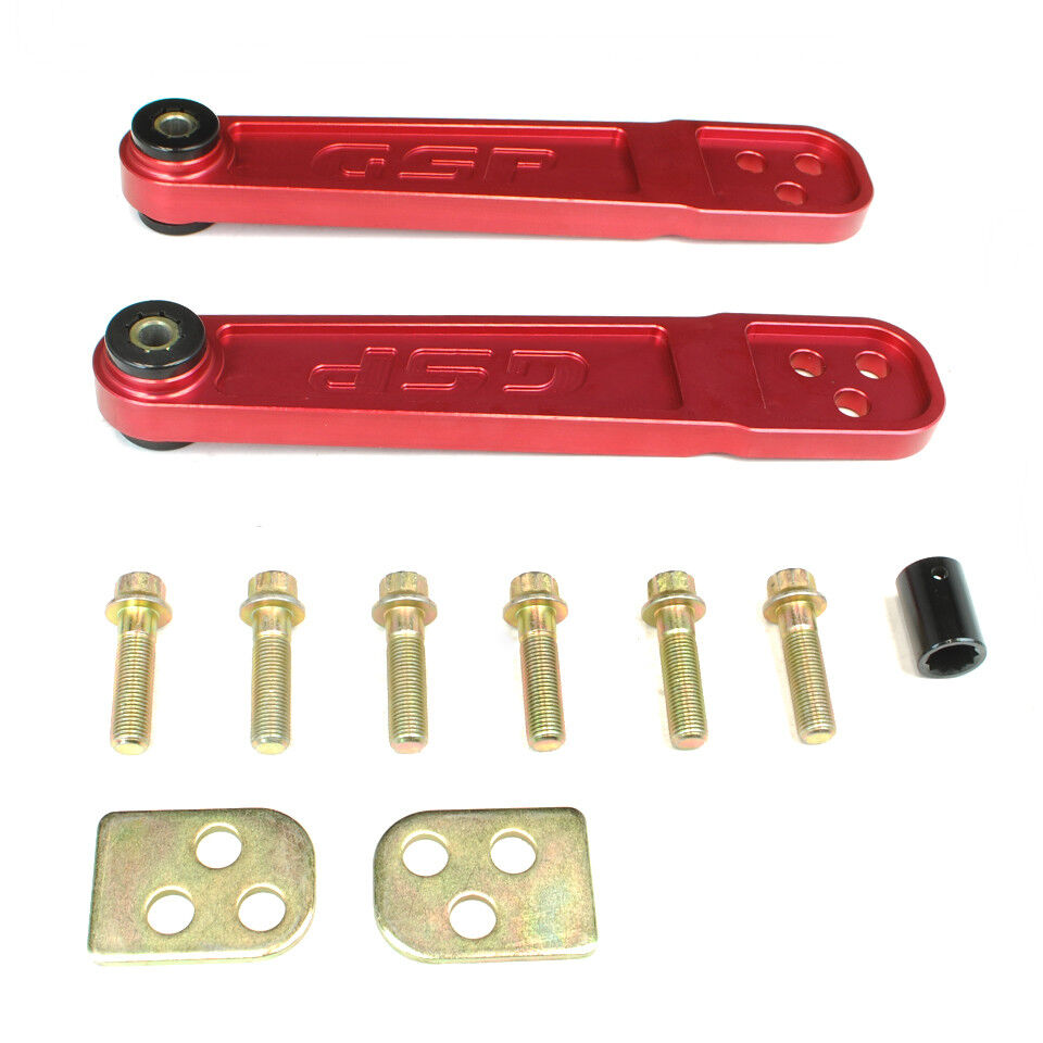 2002-2006 Acura RSX GodSpeed Rear Lower Control Arms Red - AK-076-Red