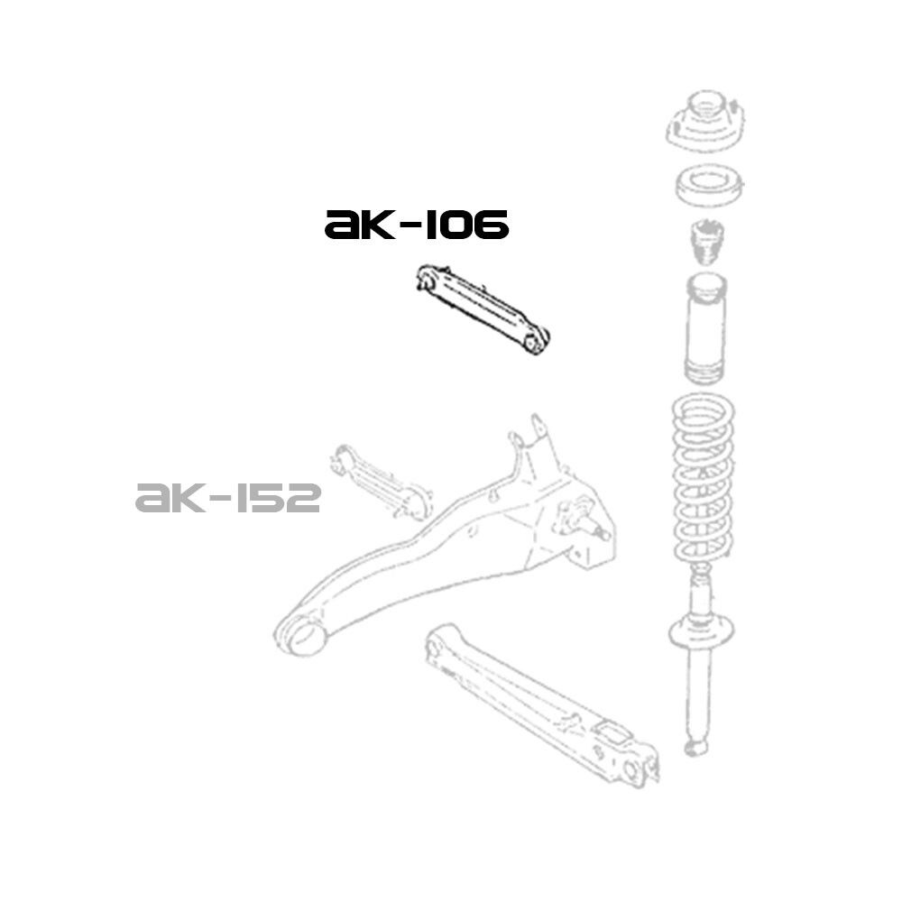 2002-2006 Mitsubishi Lancer GodSpeed Rear Camber Kit