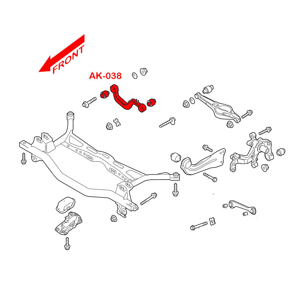 2008-2017 VW Scirocco GodSpeed Rear Camber Kit