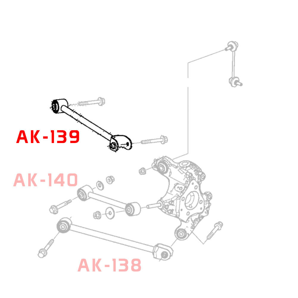 2015-2020 Acura TLX GodSpeed Rear Camber Kit