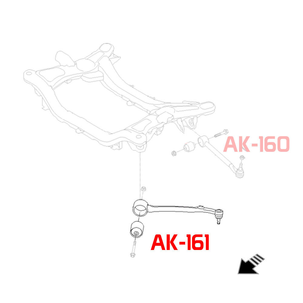 2009-2016 Hyundai Genesis Coupe GodSpeed Front Tension Arms