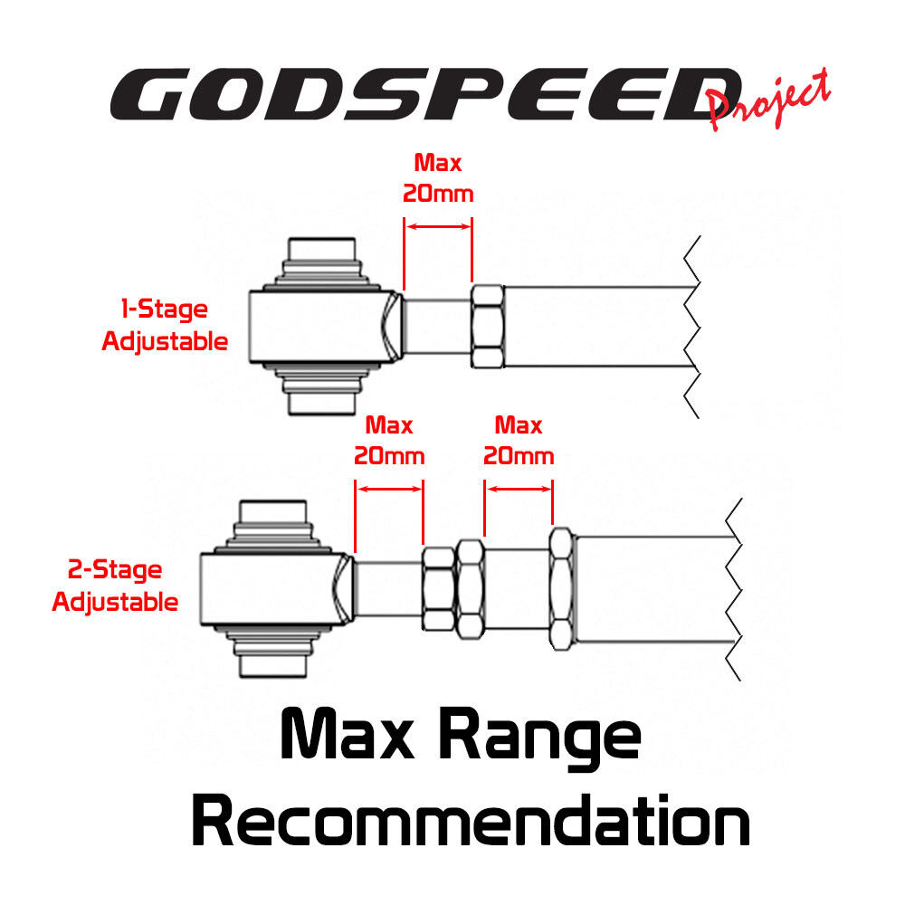 2011-2016 Hyundai Azera GodSpeed Rear Toe Kit