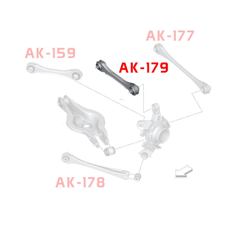 2014-2021 BMW 2-Series GodSpeed Rear Upper Camber Kit