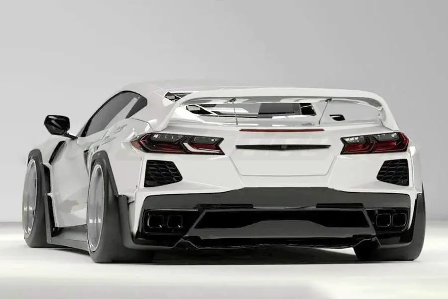 2020-2023 Chevrolet Corvette C8 Rear Wing by GReddy Pandem RB - 66980805