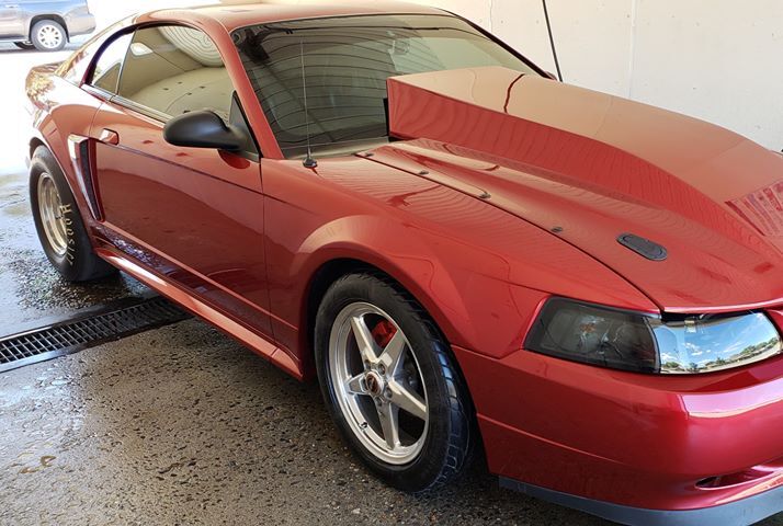 1999-2004 Ford Mustang 4 inch Cowl Fiberglass Lift-Off Hood