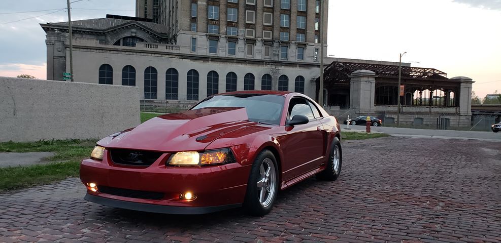 1999-2004 Ford Mustang 4 inch Cowl Fiberglass Lift-Off Hood