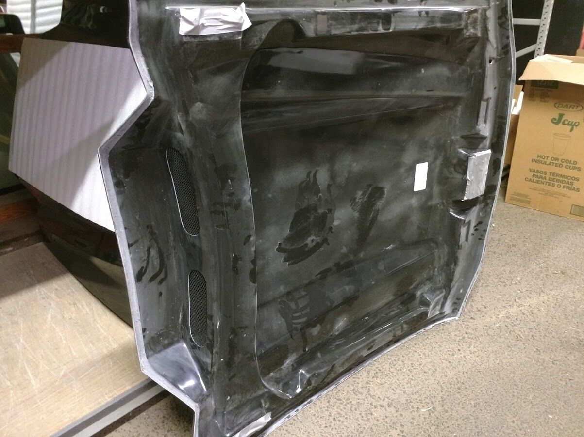 1994-1998 Ford Mustang 4" Cobra R Fiberglass Hood