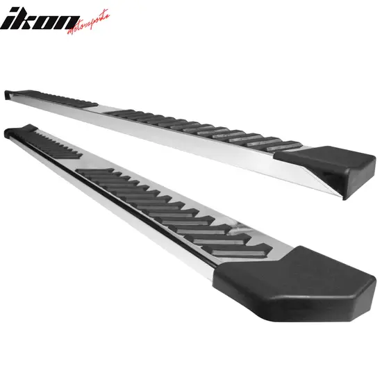 2017-2024 Ford F-250/F-350 Super Duty Super Crew 32" V- Style Side Step Bar Running Boards Silver