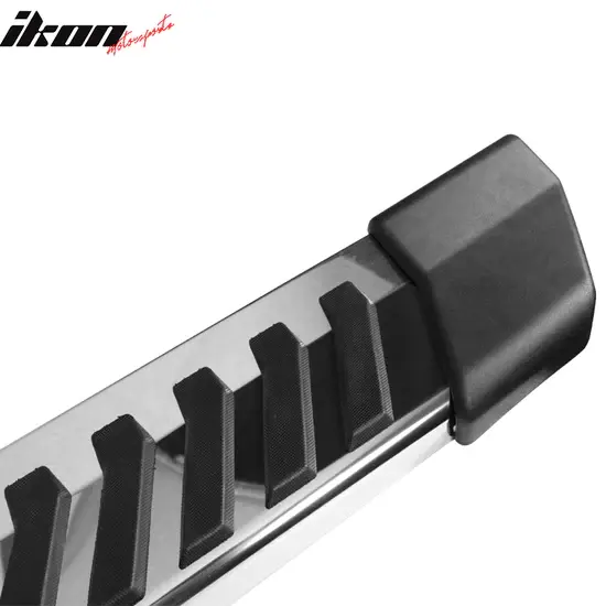 2017-2024 Ford F-250/F-350 Super Duty Super Crew 32" V- Style Side Step Bar Running Boards Silver