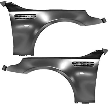 2004-2010 BMW 5-Series E60 M5 Style Front Metal Fenders with Vents - Pair