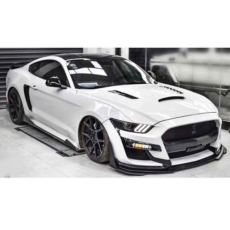 2015-2017 Ford Mustang GT500 Style Front Bumper Polypropylene - BKP-FM15GT500-F