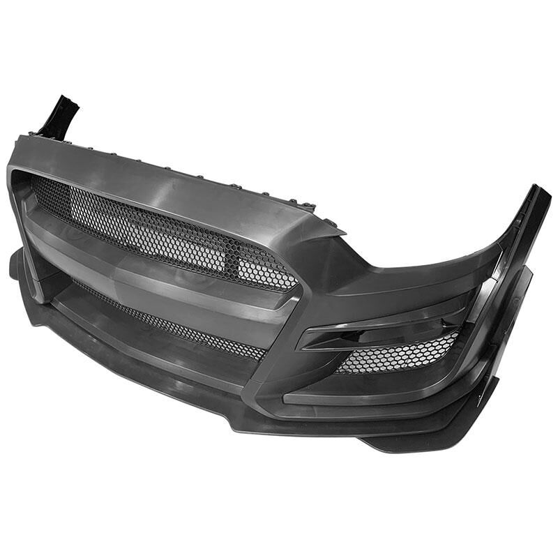 2015-2017 Ford Mustang GT500 Style Front Bumper Polypropylene - BKP-FM15GT500-F