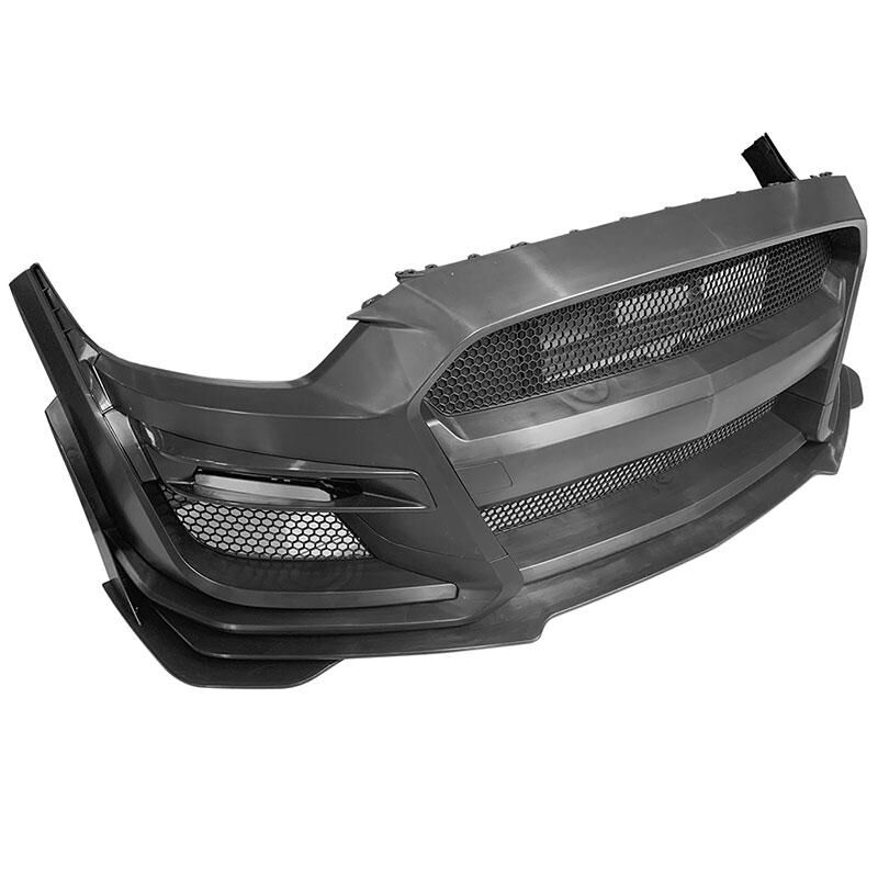 2015-2017 Ford Mustang GT500 Style Front Bumper Polypropylene - BKP-FM15GT500-F